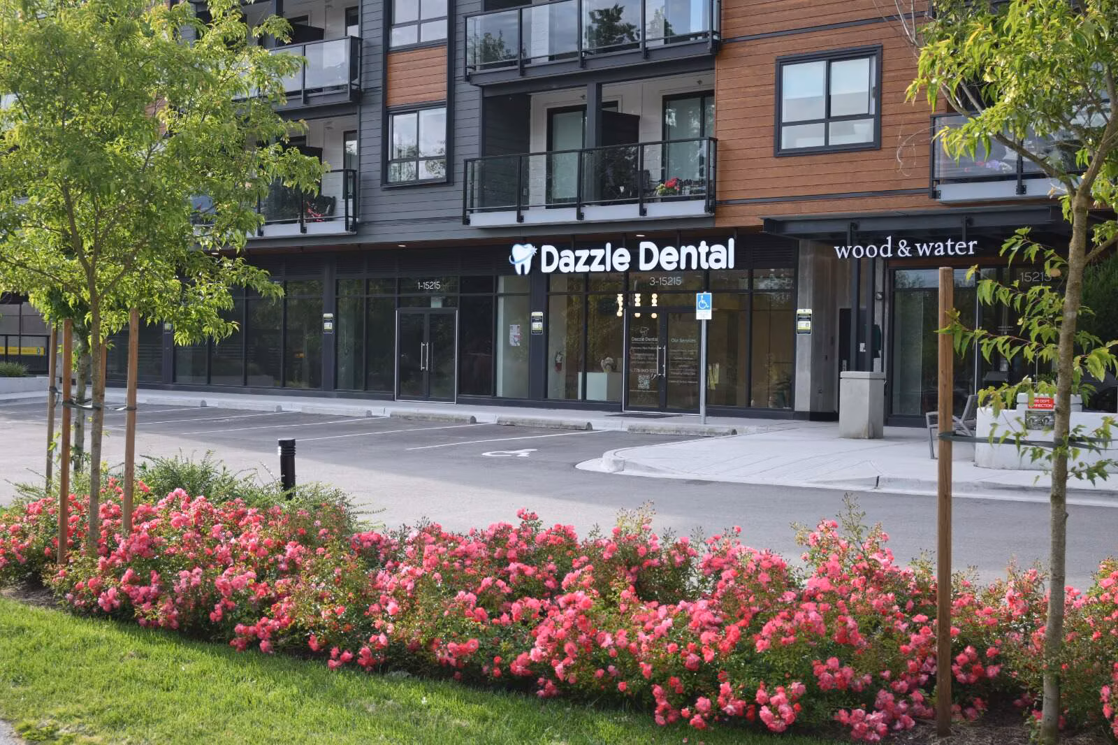 Dazzle Dental storefront exterior in Surrey, BC